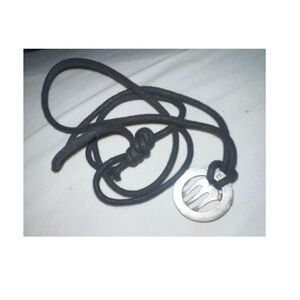 NWOT BLACK CORD SCORPIO PENDANT NECKLACE!